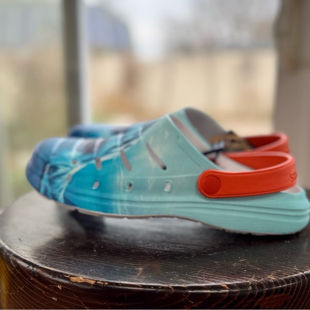 Discovery Shark Week Men’s Clogs Shark Print Size 10 NWT - Picture 5 of 10